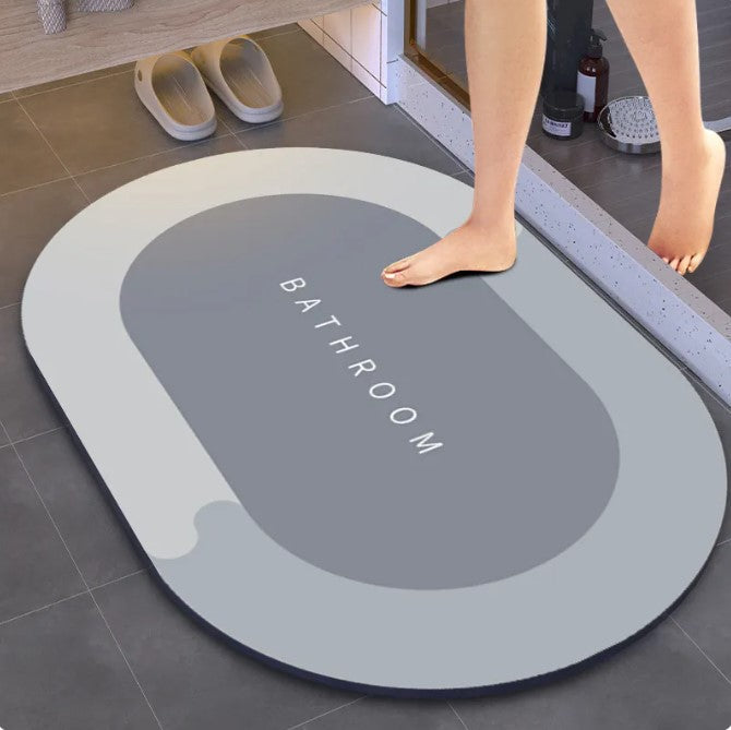 Bath Mat Non-Slip Quick Drying Bathroom Rug door Floor Carpet Super  Absorbent